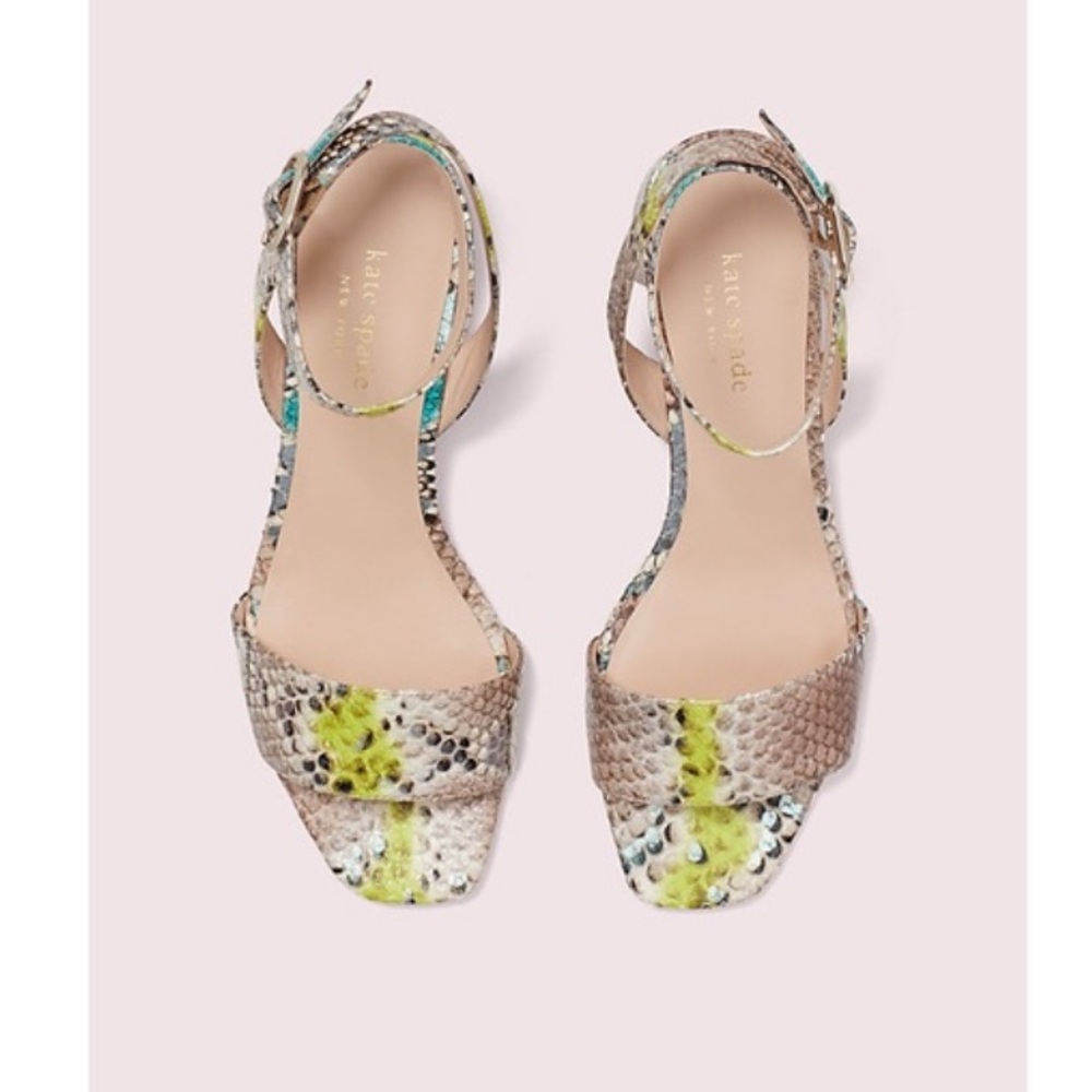 NWT Kate Spade Lucia Lemon Sorbet Sandal